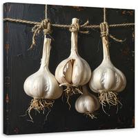 LEINWANDBILD Essen & Trinken 40x40cm - Weiß, Textil (40/40cm) - Feeby