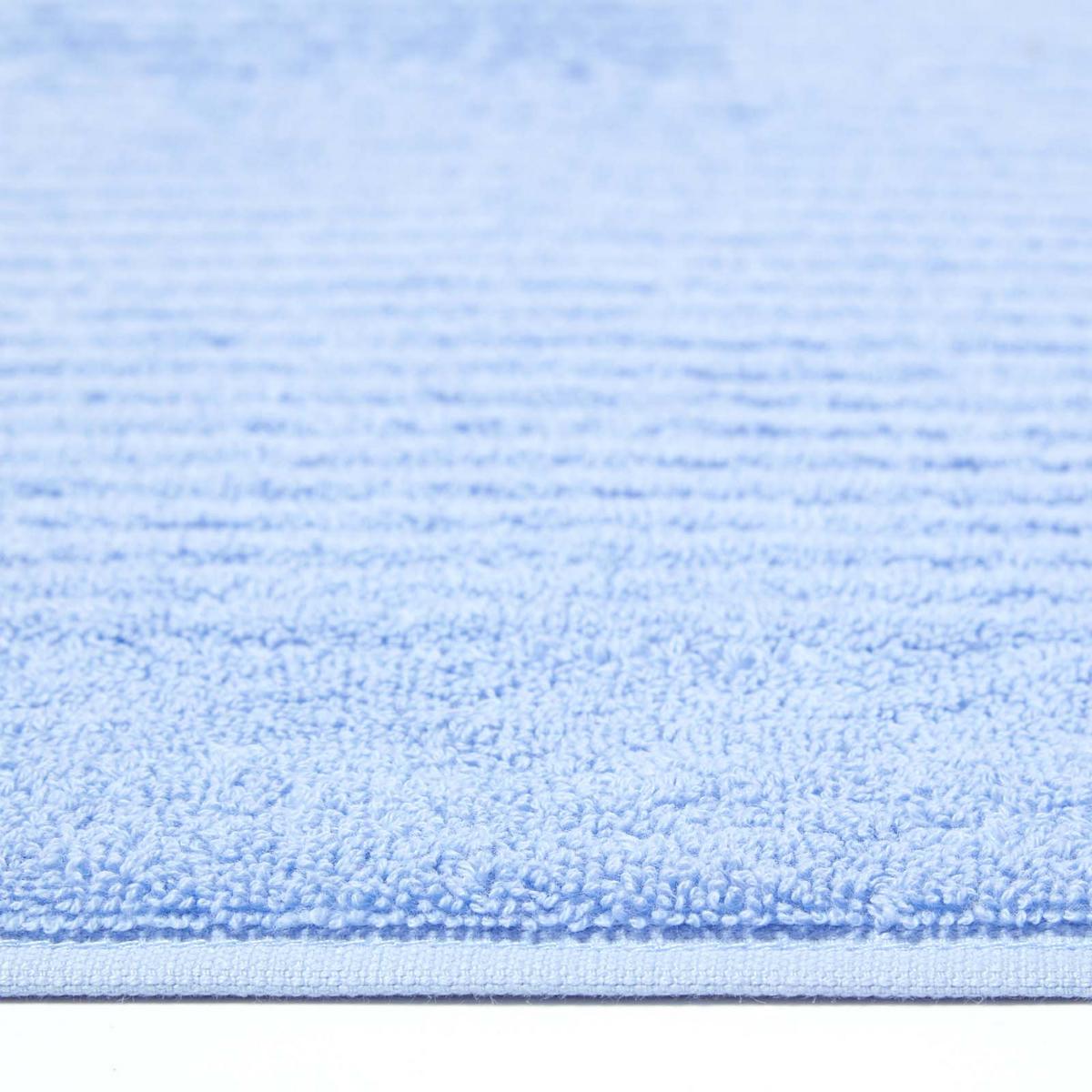 BADEMATTE Imperial 50/80 cm, Baumwolle - Hellblau, Textil (50/80cm) - Homescapes
