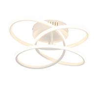 LED-DECKENLEUCHTE Lowery 33/36/14cm - Weiß, Metall (36/33/14cm) - Nettlife