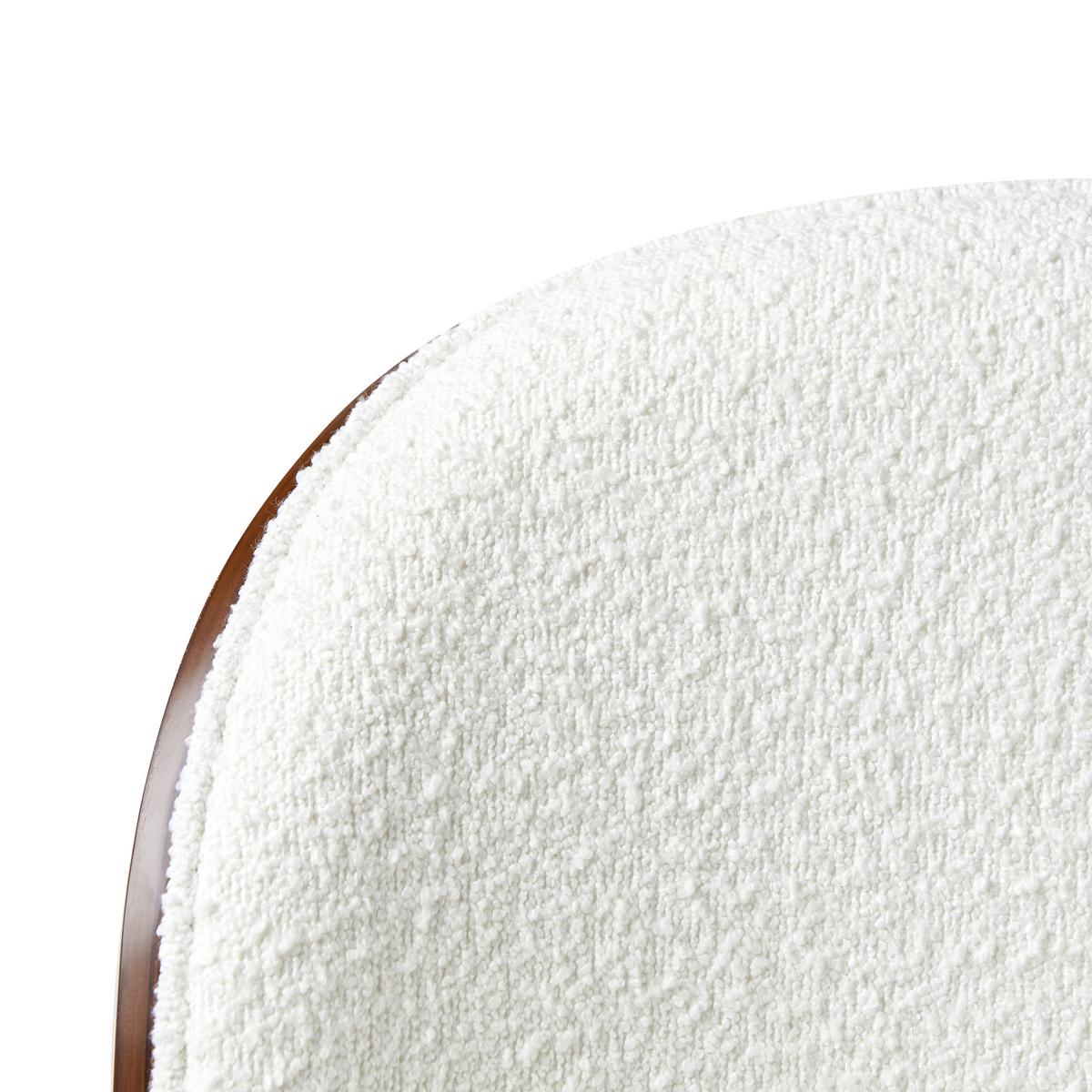 SCHREIBTISCHSTUHL Hellgrau Menesha - Braun/Weiß, Textil (52/81/41cm) - Beliani