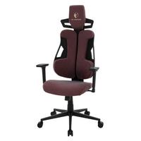 GAMINGSTUHL mit Stoffbezug in Rot Individuell Einstellbar - Rot/Schwarz, Kunststoff/Textil (69/142/68cm) - ML-DESIGN