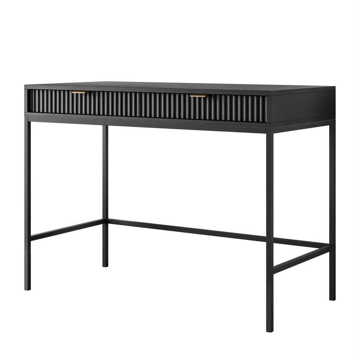 KONSOLENTISCH CORTADO T104 SCHWARZ - Schwarz, Holzwerkstoff (50/104/78cm) - Lookway