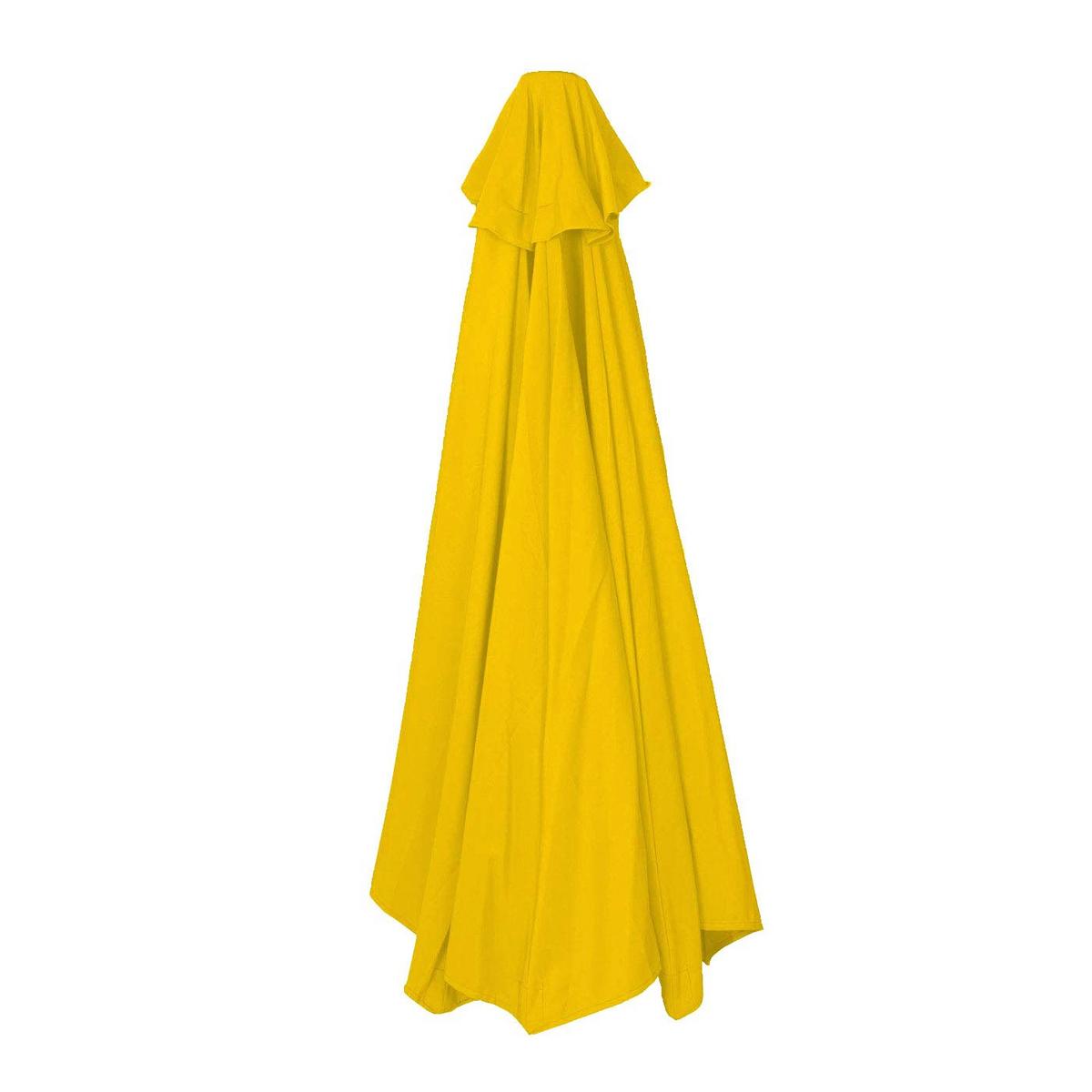 ERSATZ-BEZUG SONNENSCHIRM HALBRUND Gelb - Gelb, Textil (285/145cm) - MCW