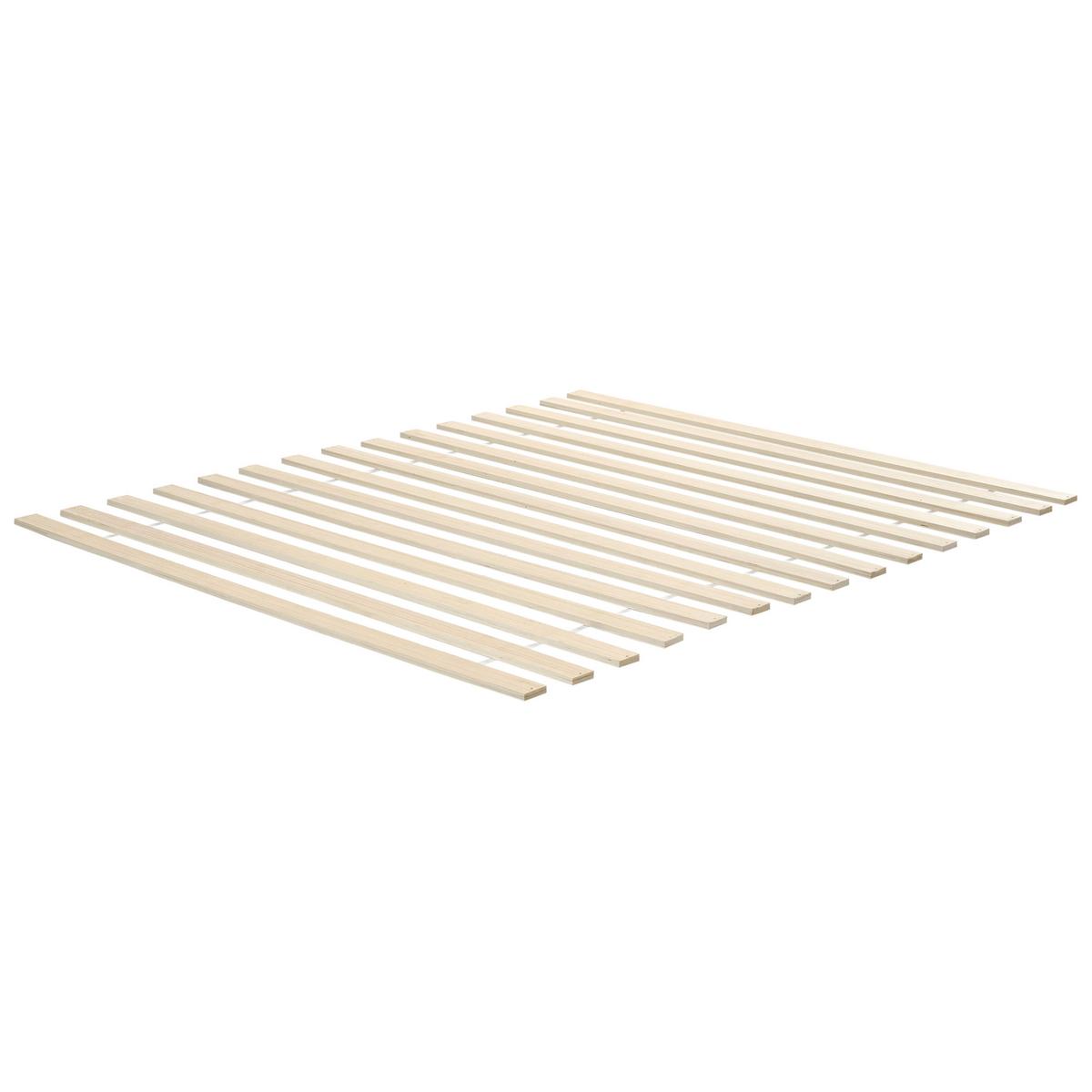BETT mit Lattenrost 180/200 Kiefernholz Hellbraun Urdos - Hellbraun, Holz (180/200cm) - Beliani