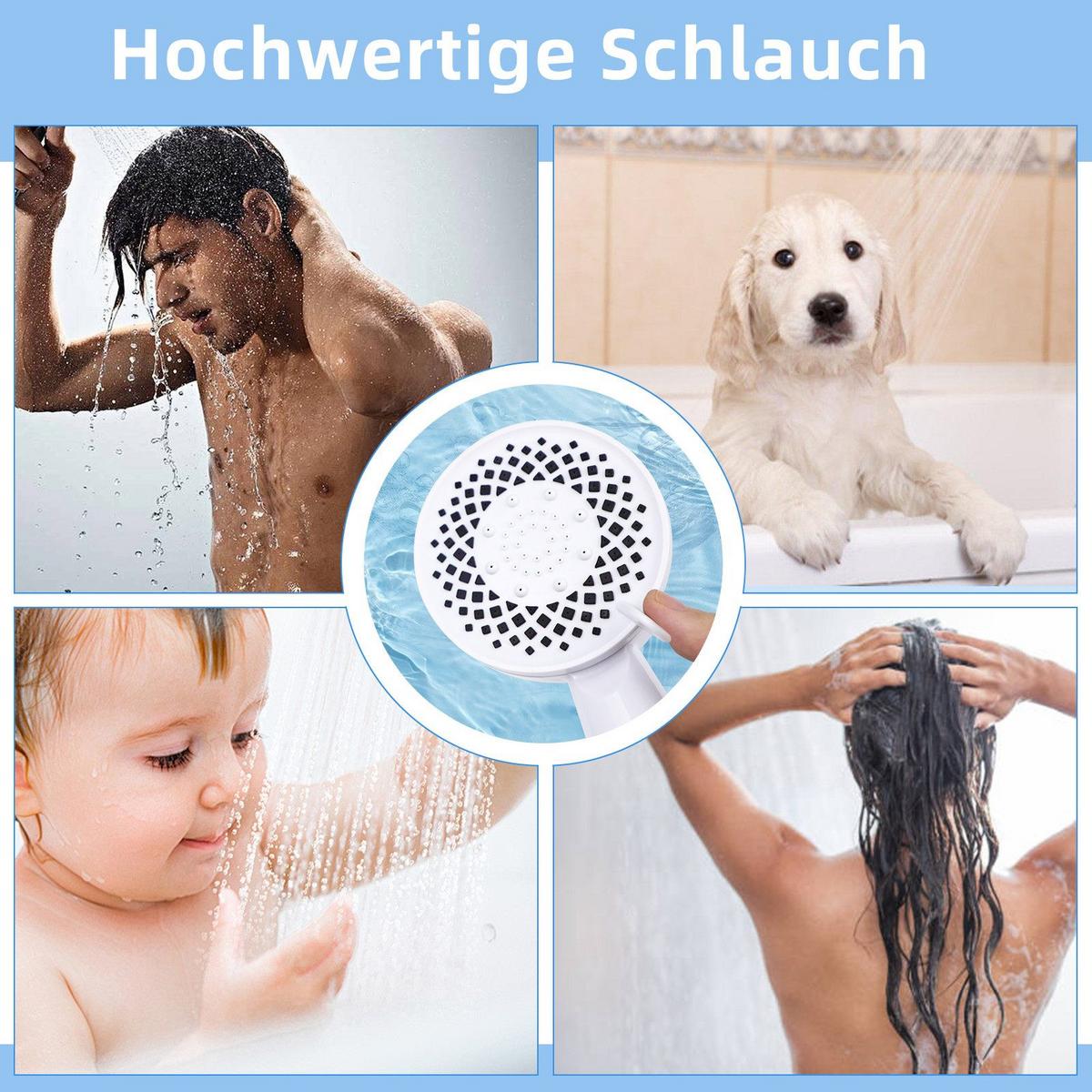 DUSCHKOPF WasserOase - Weiß, Kunststoff (4/26/9cm) - Nettlife