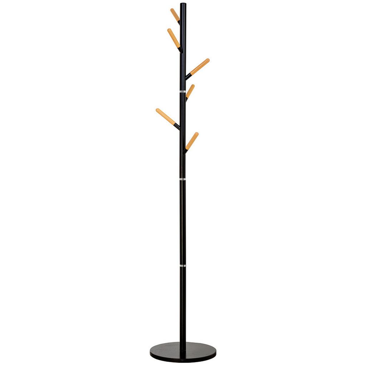 GARDEROBE aus metall - Schwarz, Metall (34/175/34cm) - Wanderlust