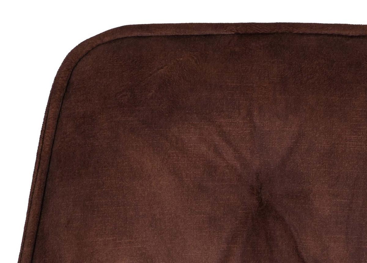 ESSZIMMERSTUHL Rotbraun 2er-Set - Rotbraun, Textil (56/86/60cm) - MCW