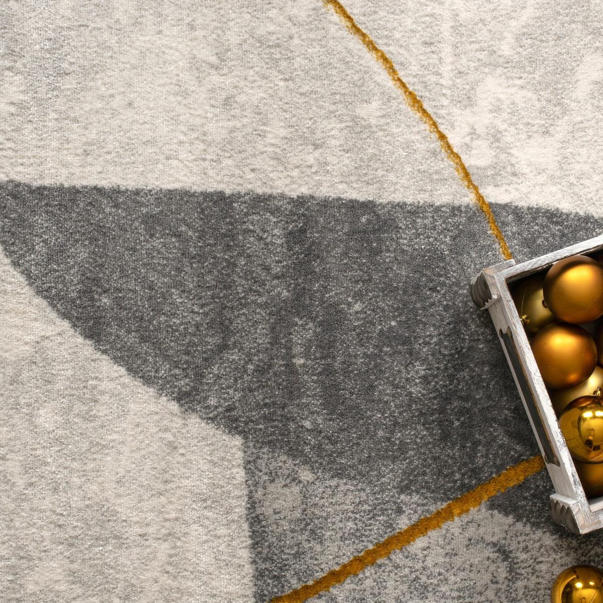 KURZFLORTEPPICH, abstrakt, aus Polypropylen, Florhöhe 11 mm, Grau, 240 x 340 cm - Grau, Textil (340/240cm) - KADIMA DESIGN