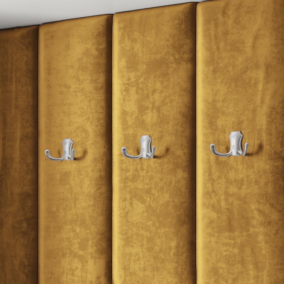 GARDEROBENSCHRANK REMA 180/240/60 cm Modern Garderobe-Set Kaschmir - Kaschmir/Gelb, Holzwerkstoff (180/240/60cm) - MASSENO