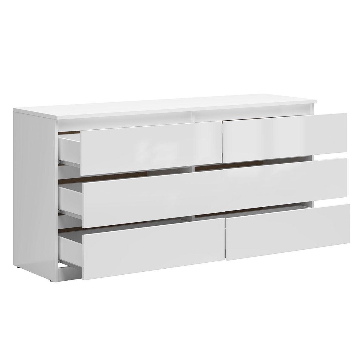 KOMMODE Edwin Weiß - Weiß, Holzwerkstoff (150/75/45cm) - Petits-meubles