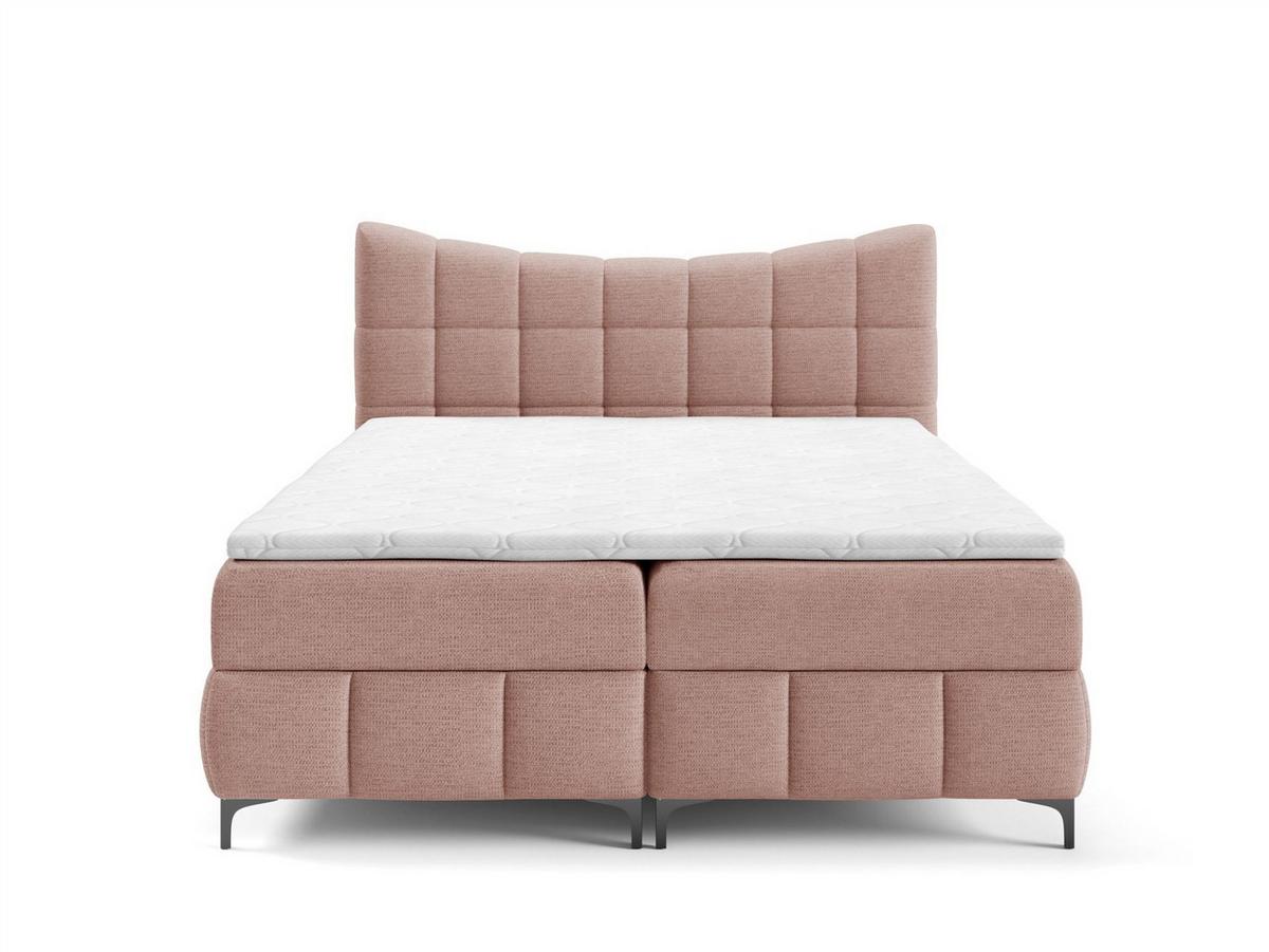 BOXBETT Charles Premi.. In Aragon - Rosa, Holzwerkstoff/Textil (200/200cm) - Fun Möbel