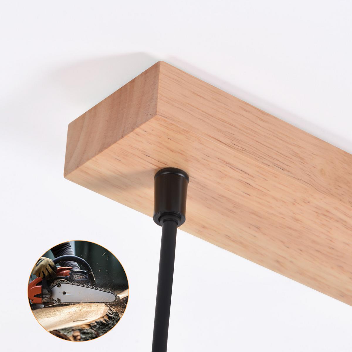 HÄNGELEUCHTE Quilf 60/12/146.5 cm - Hellbraun, Metall (60/12/146.5cm) - ZMH