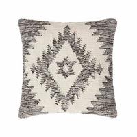 KELIM-KISSEN Karu 45/45 cm - Grau, Textil (45/45cm) - Homescapes