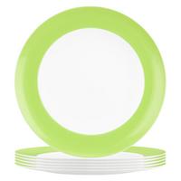 SPEISETELLER Liberty Pure Colors Lime Green ø 27 cm 6er Set - Grün, Keramik (27.3cm) - Seltmann Weiden