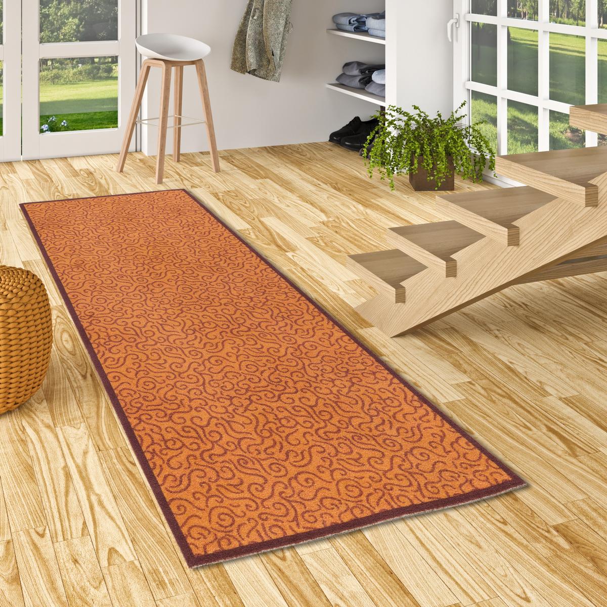 LÄUFER KÜCHENLÄUFER TEPPICH SUPERCLEAN - Cognac, Textil (45/145cm) - Pergamon
