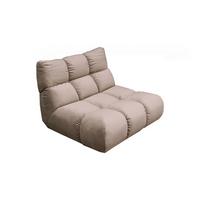 DREHSESSEL VIVIEN Braun Velvet Drehbar (360°) - Schwarz/Braun, Kunststoff/Textil (112/85/108cm) - KAWOLA