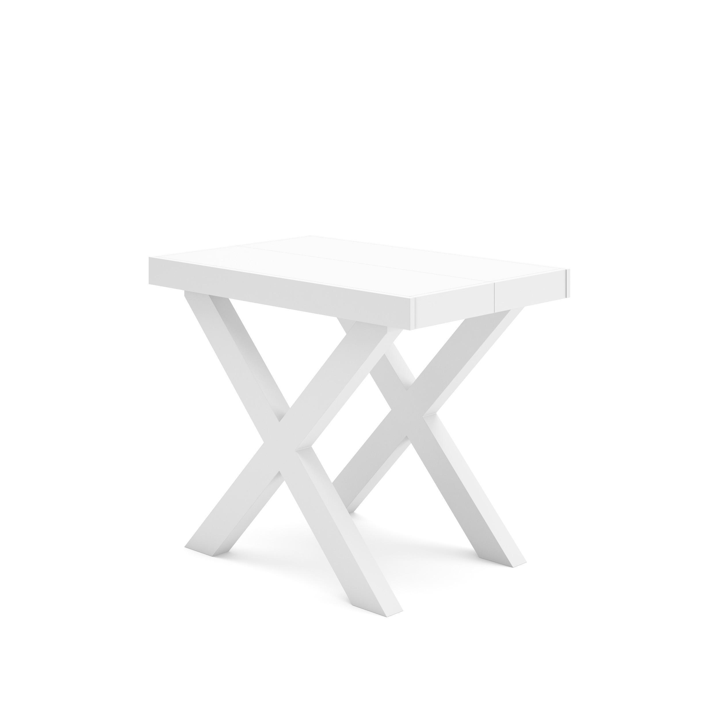 ESSTISCH ausziehbar 58 bis 302cm, für 14 Gäste, weiß, 58/90/73cm - Weiß, Holzwerkstoff (90/302/73cm) - Skraut Home