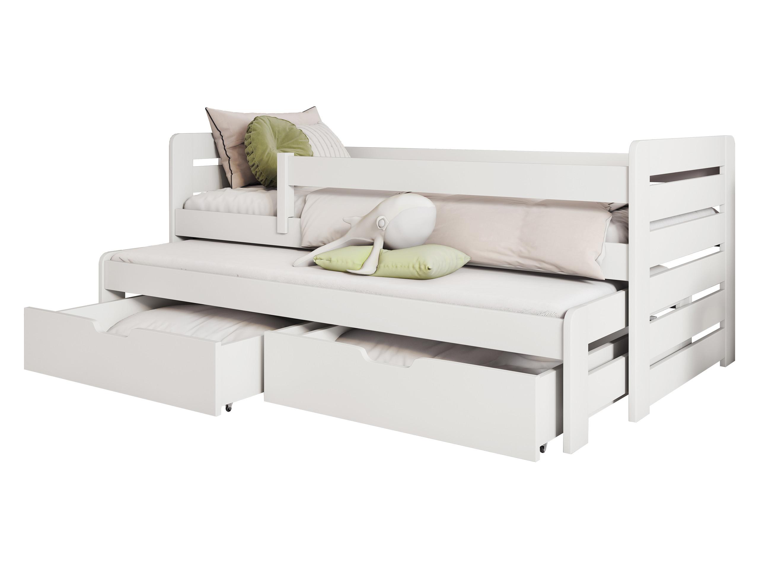 JUGENDBETT Tomas II - Weiß, Holz (90/200cm) - MIRJAN24