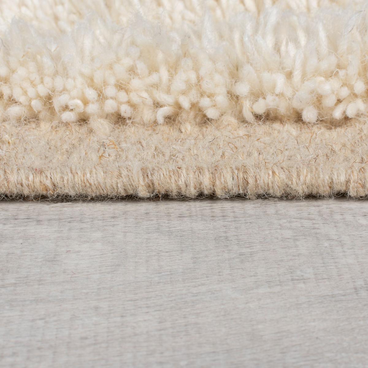 WOLLTEPPICH mit Fransen COPSE, geometrisch, Beige, 200 x 290 cm - Beige, Textil (290/200cm) - KADIMA DESIGN