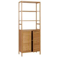 HOCHSCHRANK Braun - Braun, Holz (64/168/33cm) - MCW