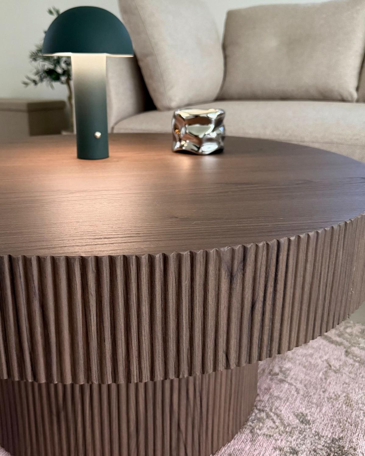 COUCHTISCH Braun Seul - Dunkelbraun, Holzwerkstoff (80/80/38cm) - Beliani