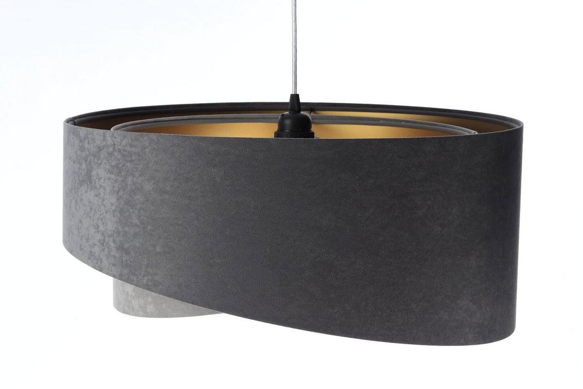 HÄNGELEUCHTE Grau 50/23 cm - Grau, Kunststoff (50/1/23cm) - ONZENO