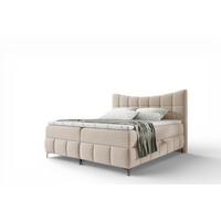 BOXBETT Charles In Freya - Braun, Holzwerkstoff/Textil (120/200cm) - Fun Möbel