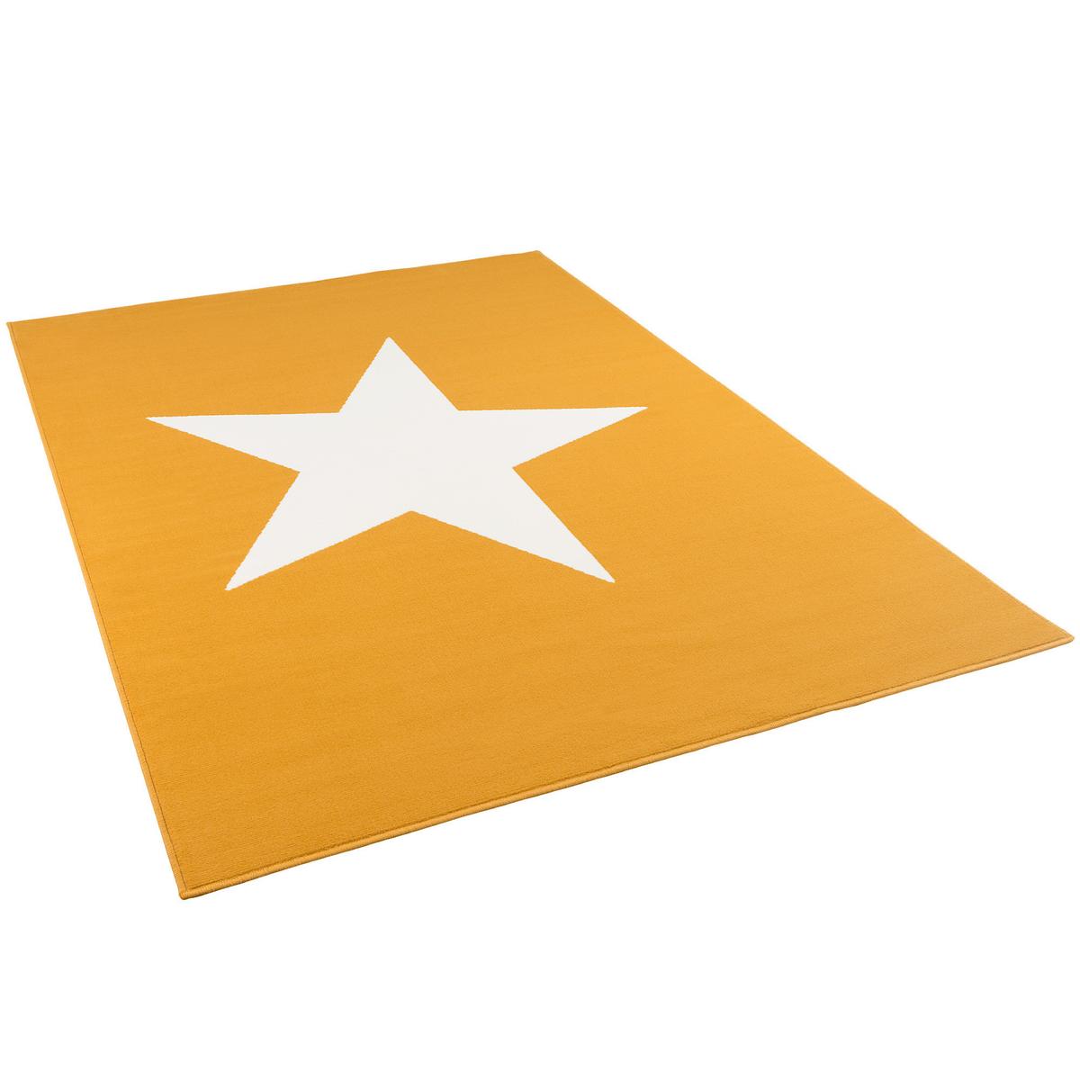 KINDER UND JUGEND TEPPICH TRENDLINE STERN - Currygelb, Textil (160/225cm) - Pergamon