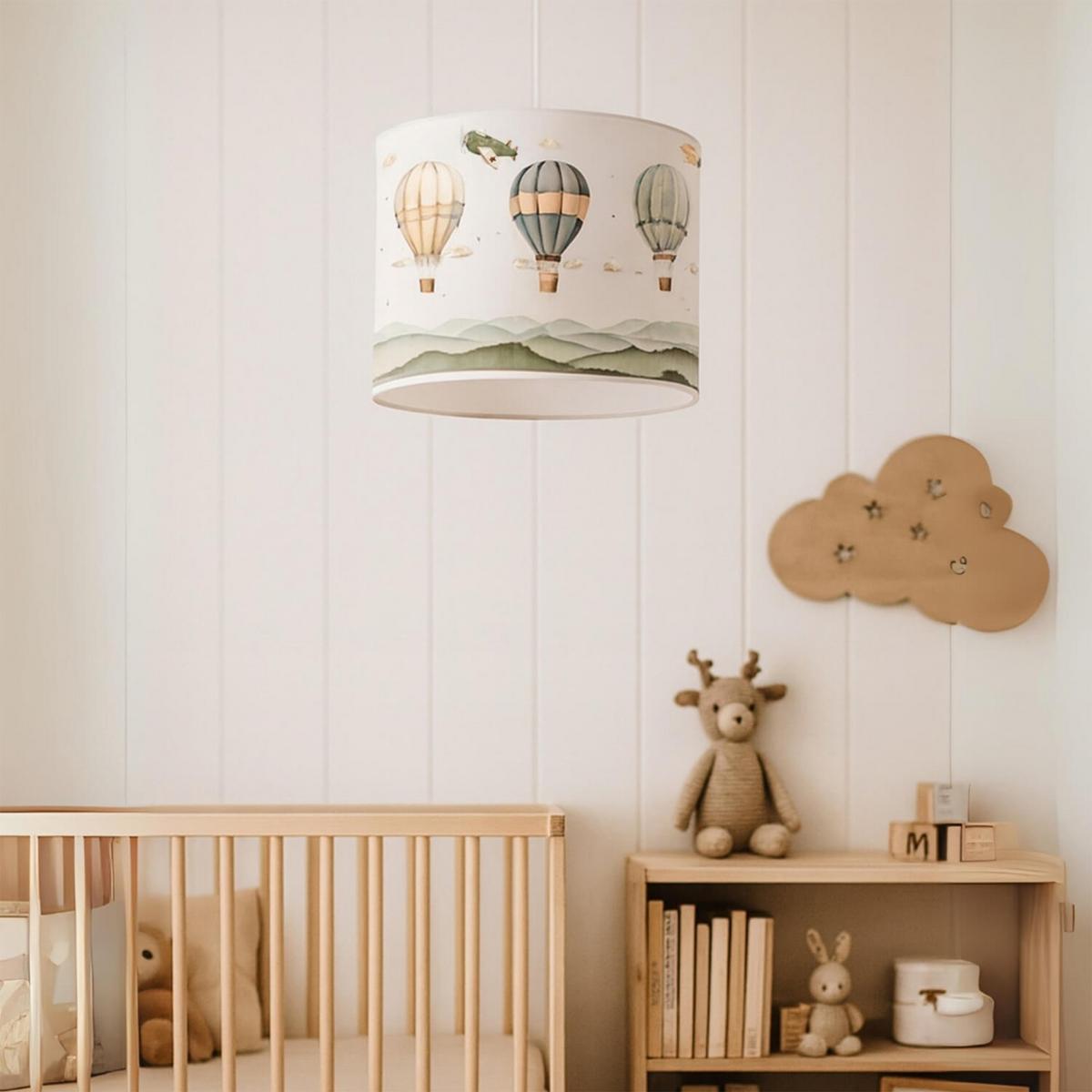 KINDERHÄNGELEUCHTE Rugby - Weiß, Textil (28/28/70cm) - lux.pro