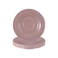 UNTERTASSEN Beat Color Glaze Altrosa ø 13,7 cm 6er Set - Dunkelrosa, Keramik (13.7cm) - Seltmann Weiden