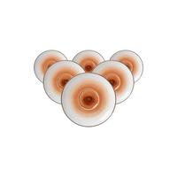 ESPRESSOUNTERTASSEN Cosmo orange ø 11 cm 6er Set - Orange, Keramik (11cm) - Ritzenhoff Breker