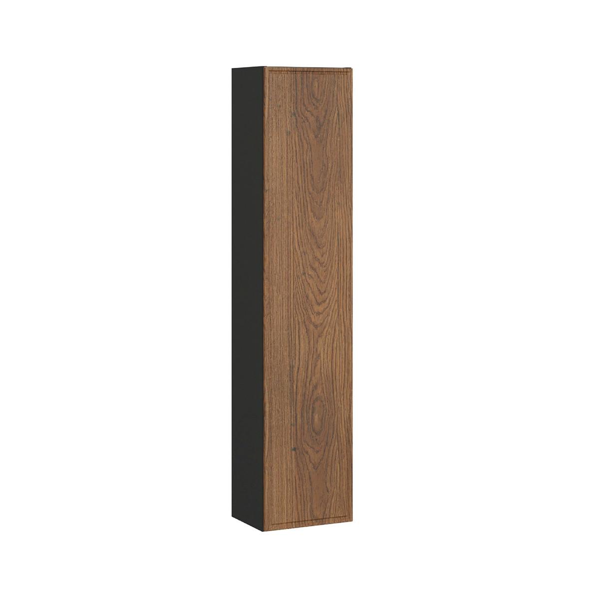 HÄNGESÄULE Elena Holz und Schwarz - Schwarz, Holzwerkstoff (30/140/26cm) - Petits-meubles