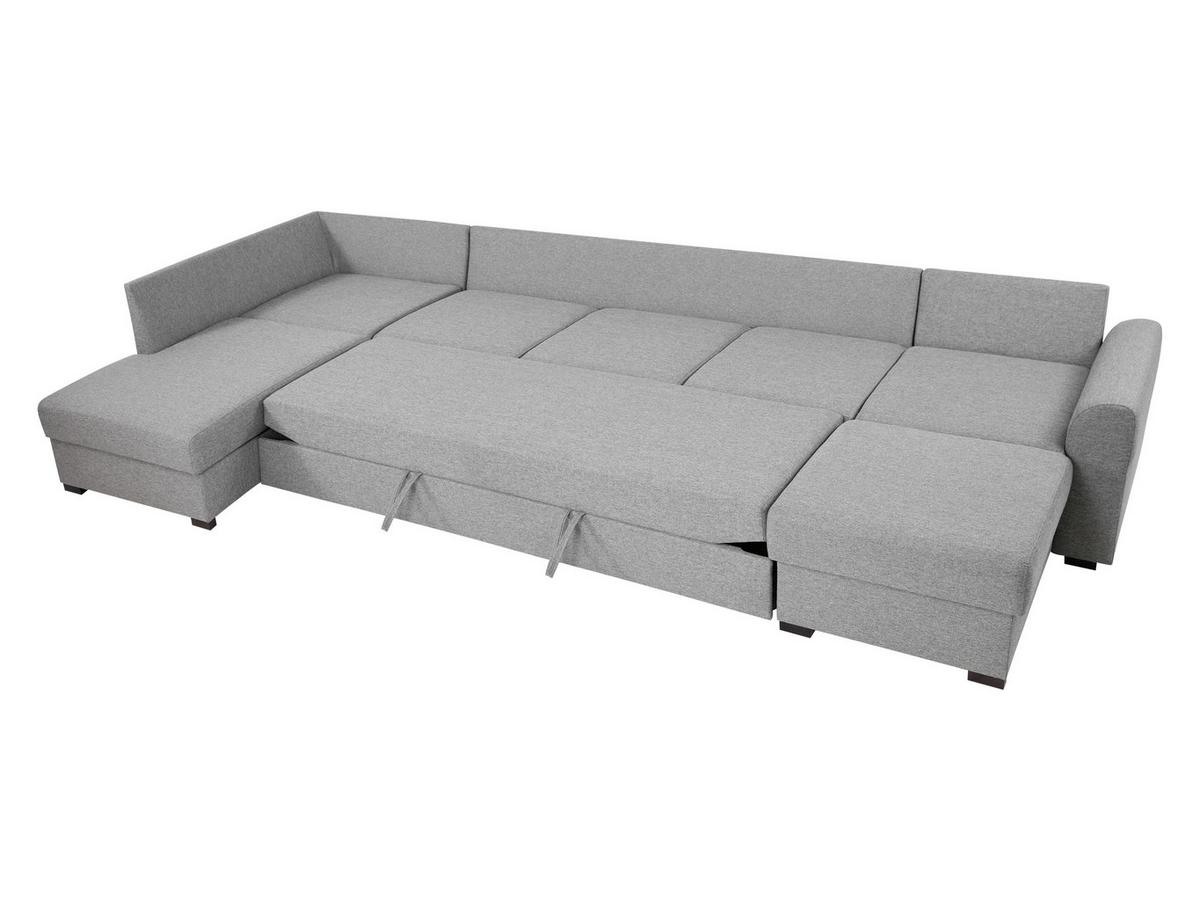WOHNLANDSCHAFT Wilma Large Premium, Seite: Links - Beige/Schwarz, Holz/Textil (370/85/186cm) - MIRJAN24
