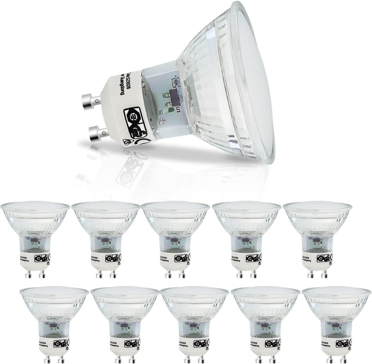 LED-LEUCHTMITTEL Aura II 5/5/5cm - Weiß, Glas (5/5cm) - Nettlife