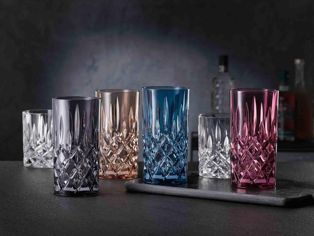 LONGDRINKGLÄSER Noblesse Tobacco 395 ml 2er Set - Braun, Glas (0.395L) - Nachtmann