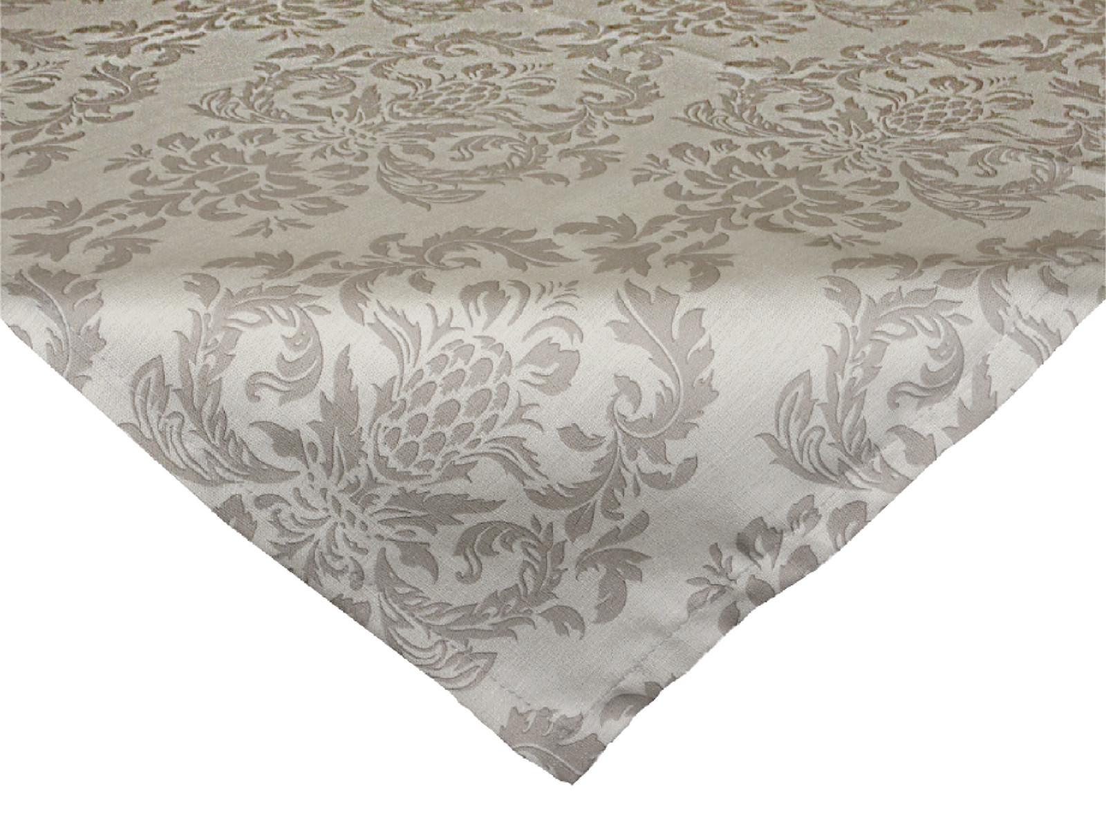 MITTELDECKE Epoche linen-taupe 80/80 cm - Ecru, Textil (80/80cm) - beties Heimtextil