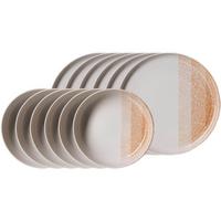 TAFELSERVICE Trio Braun 12-tlg. - Braun, Keramik (2/2/2cm) - Ritzenhoff Breker