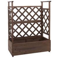 HOCHBEET Dunkelbraun - Dunkelbraun, Holz (85/114/44cm) - MCW
