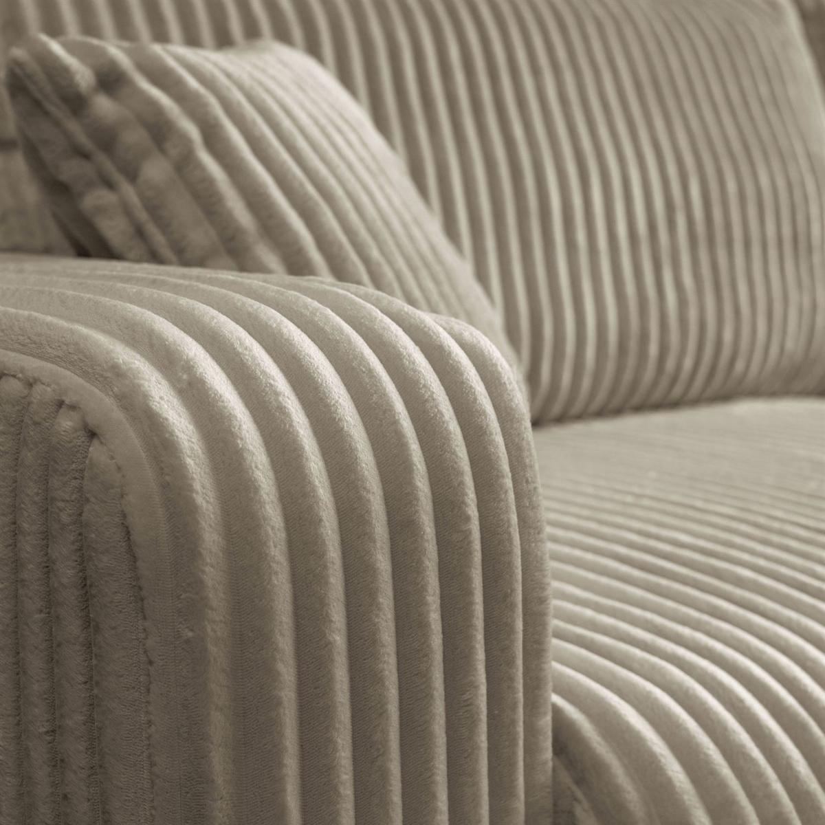 ECKSOFA PRESTIGE SOFT mit Schlaffunktion und Bettkasten, Tilia 08 - Beige, Textil (277/143cm) - Lookway