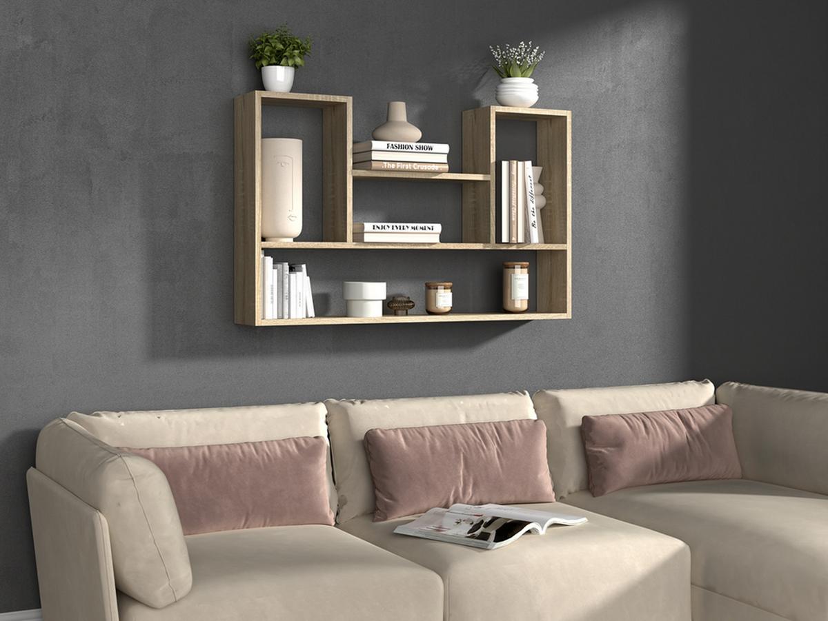 WANDREGAL Sonoma 100/60/16 - Sonoma Eiche, Holzwerkstoff (100/60/16cm) - RAUMHIRSCH FURNITURE