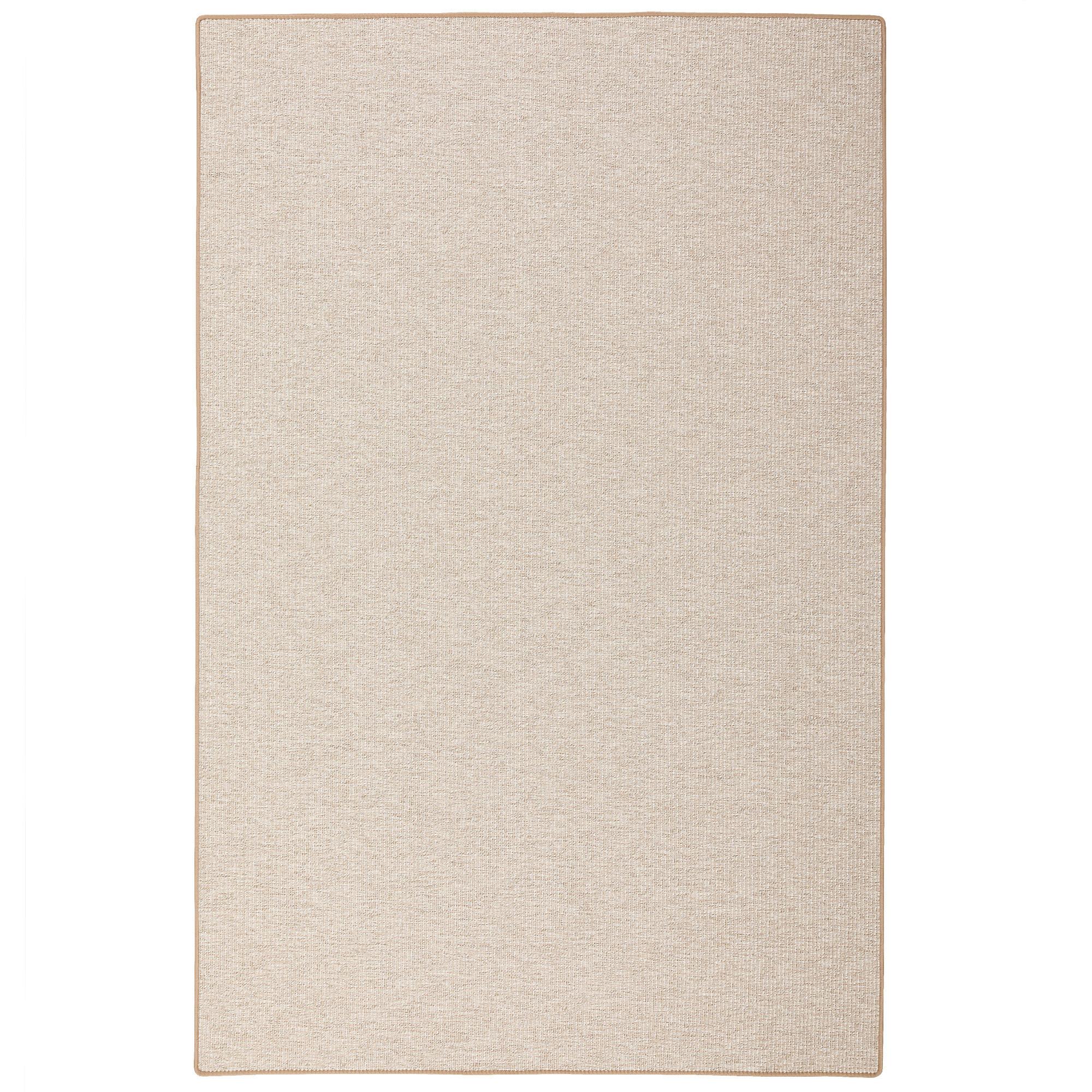 SISAL-OPTIK DESIGNER FLACHGEWEBE TEPPICH PURE MELIERT - Beige, Textil (160/160cm) - Snapstyle