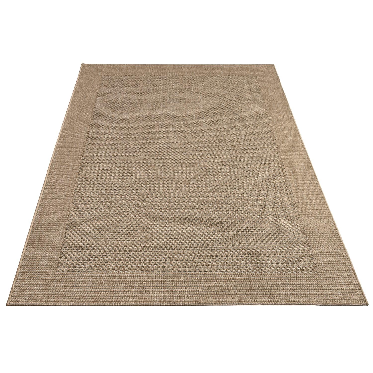 FLACHWEBTEPPICH, mit Bordüre, Beige, 200 x 290 cm - Beige, Textil (290/200cm) - KADIMA DESIGN
