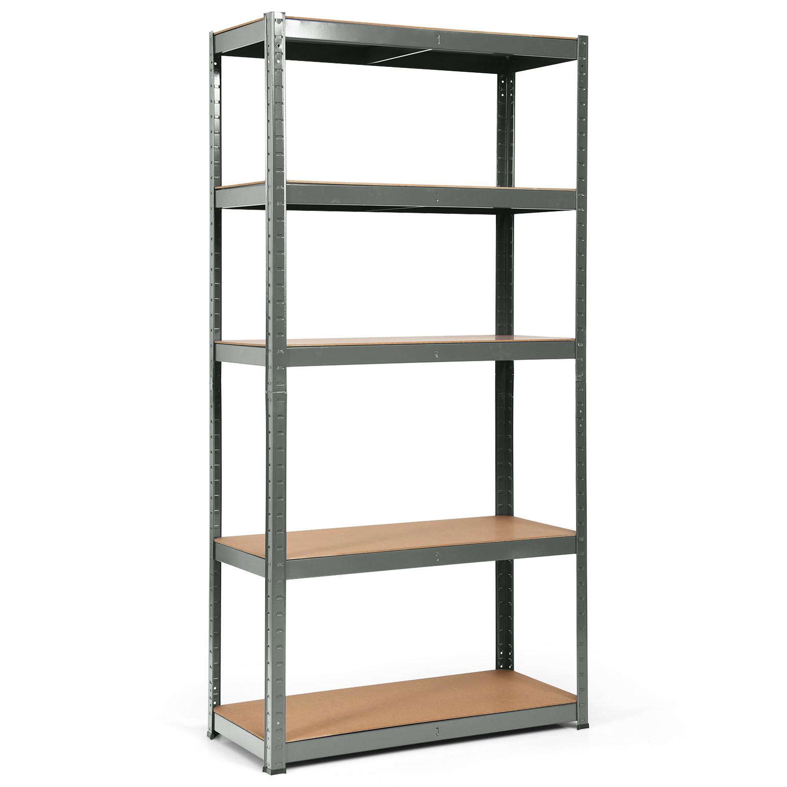 LAGERRGAL Grau - Grau, Holz (90/180/40cm) - COSTWAY