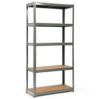 LAGERRGAL Grau - Grau, Holz (90/180/40cm) - COSTWAY