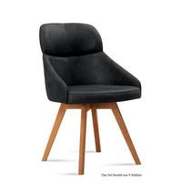 ESSZIMMERSTUHL (8er-Set) Donna 52x82x63 Eiche geölt/Anthrazit - Eichefarben/Anthrazit, Kunststoff (63/82/52cm) - 58aufmkessel