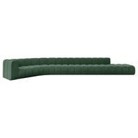 ECKSOFA modulares Sofa Tilmo-L3 - 581x194x70 cm Grün - Grün, Holzwerkstoff/Textil (581/194cm) - ALTDECOR