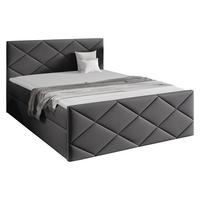 BOXBETT Herkules - H3 - Alufarben, Holz (160/200cm) - MIRJAN24