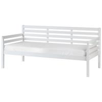 TAGESBETT Holz 90/200 cm Weiß Theza - Weiß, Holz (90/200cm) - Beliani