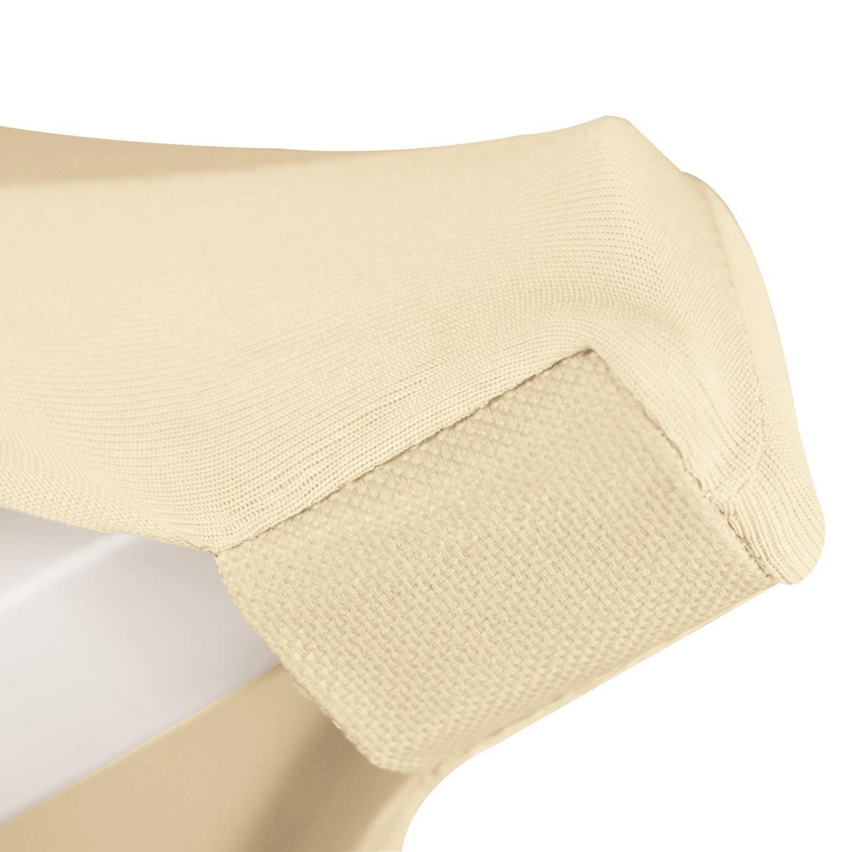 STEHTISCHHUSSE Stella Ø 80 cm Creme - Creme, Textil (80/120cm)