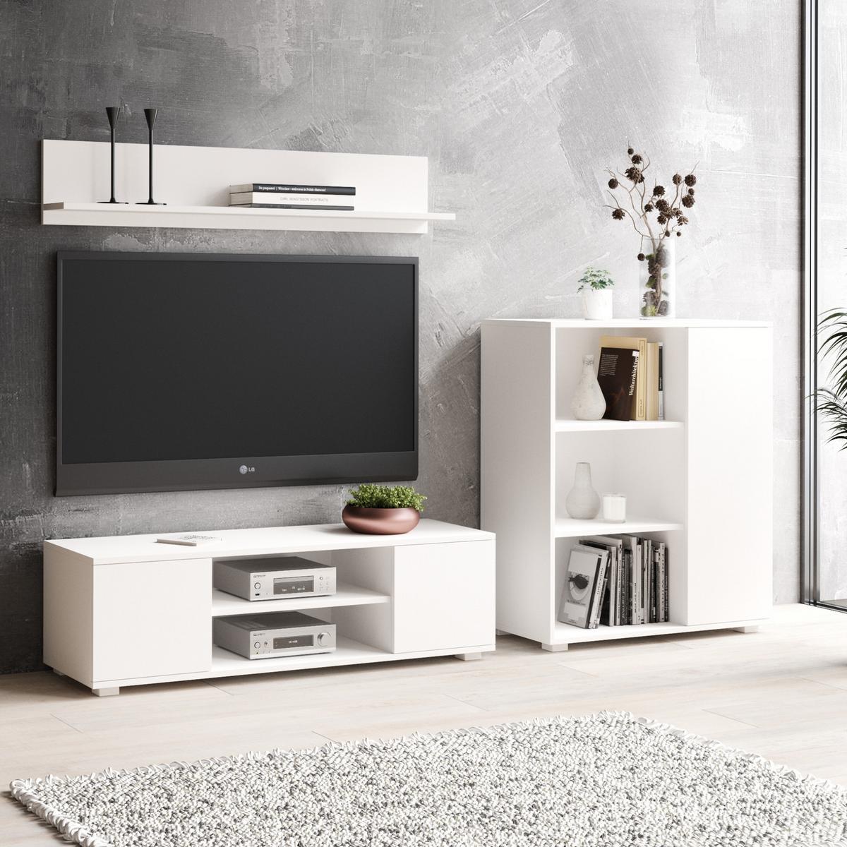 BÜCHERREGAL Fondi - Weiß, Holzwerkstoff (90/104/40cm) - RAUMHIRSCH FURNITURE